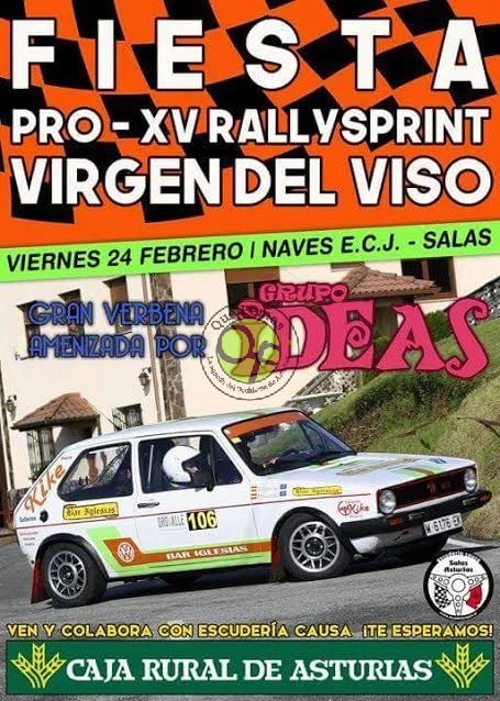 Fiesta pro-XV Rally Sprint Virgen del Viso en Salas