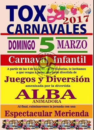 Carnaval Infantil 2017 en Tox