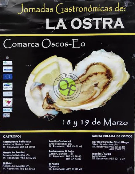 Jornadas Gastronómicas de la Ostra Comarca Oscos-Eo 2017