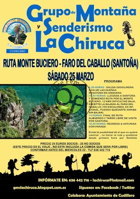 Grupo de Montaña La Chiruca: Ruta Monte Buciero y Faro del Caballo