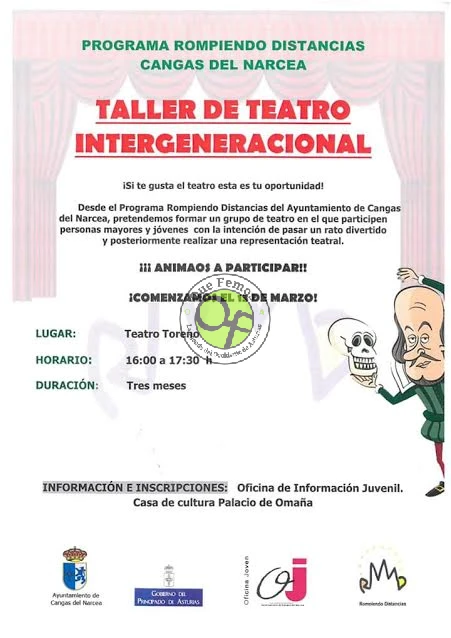 Taller de teatro intergeneracional en Cangas