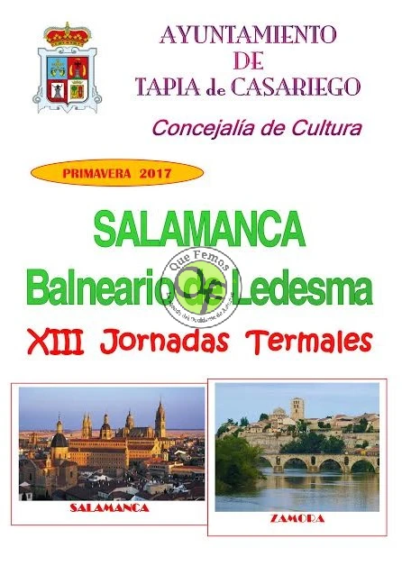 XIII Jornadas Termales 2017 de Tapia de Casariego