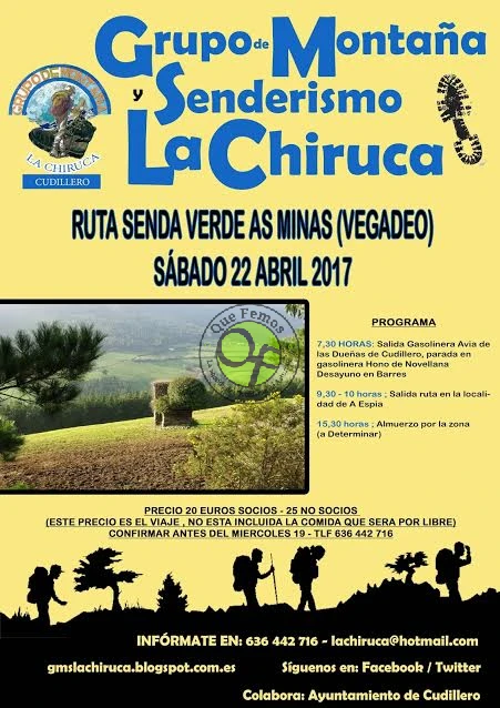 Grupo de Montaña La Chiruca: Ruta Senda Verde As Minas