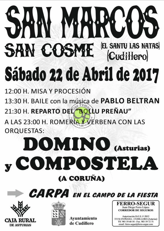Fiesta de San Marcos 2017 en San Cosme