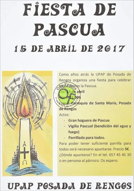 Fiestas de Pascua 2017 en Posada de Rengos
