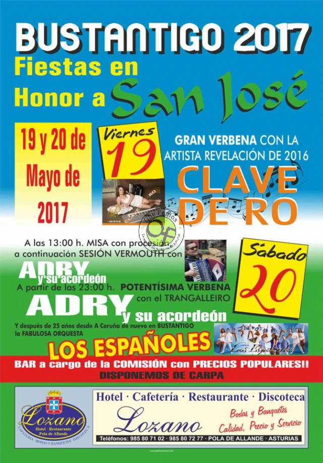 Fiestas de San José 2017 en Bustantigo