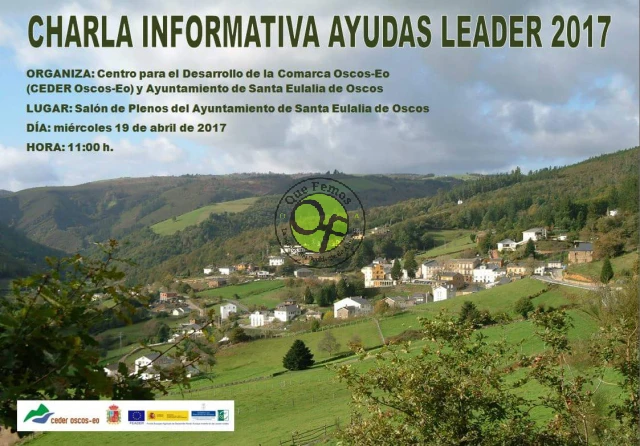 Charla sobre las ayudas LEADER 2017 en Santalla