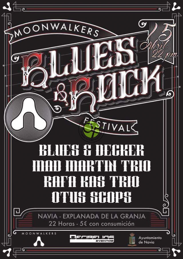 Moonwalkers Festival Blues & Rock 2017 en Navia