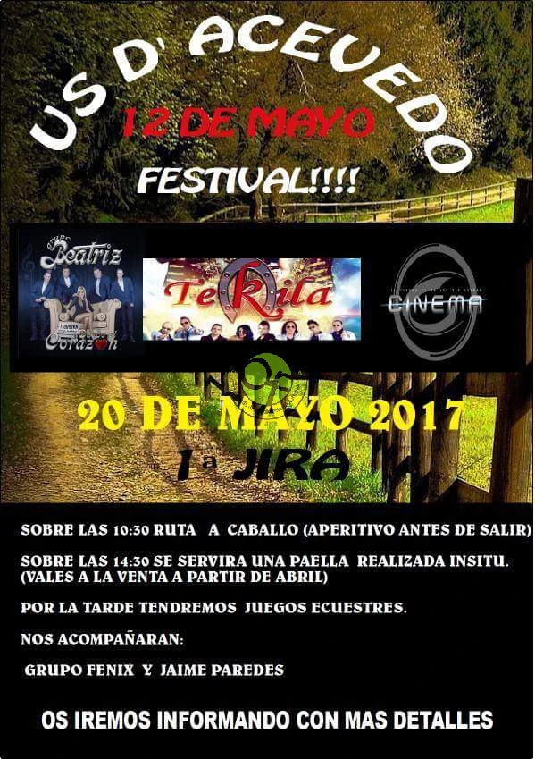 Fiestas de San Isidro Labrador 2017 en Acevedo y I Jira Ecuestre