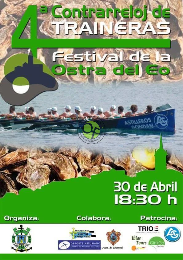 IV Contrarreloj de Traineras Festival de la Ostra del Eo 2017