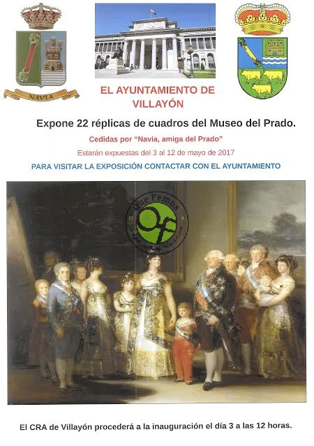 Exposición de réplicas de cuadros del Museo del Prado en Villayón