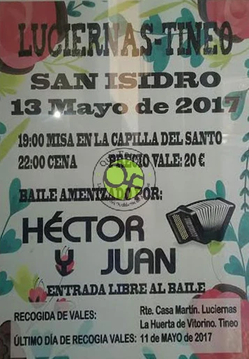 Fiesta de San Isidro 2017 en Luciernas