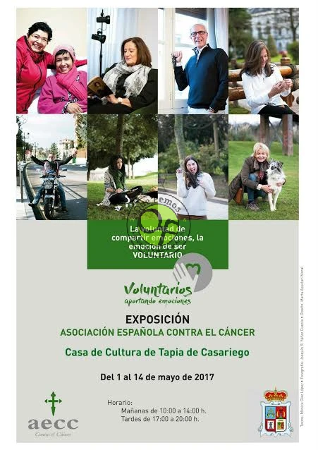 Exposición de la Asociación Española Contra el Cáncer en Tapia