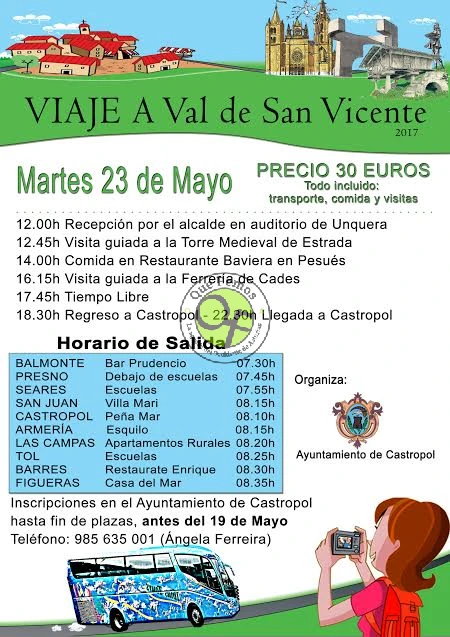 Castropol visitará Val de San Vicente