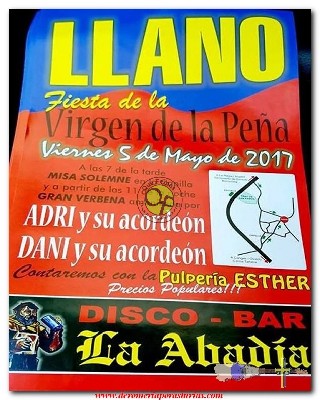 Fiesta de la Virgen de la Peña 2017 en Llano