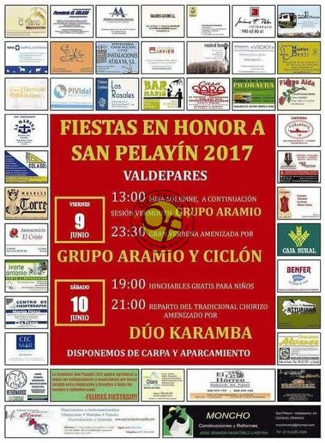 Fiestas de San Pelayín 2017 en Valdepares