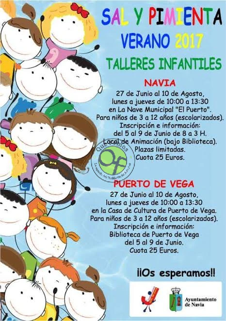 Talleres Sal y Pimienta: inscripción para el verano 2017