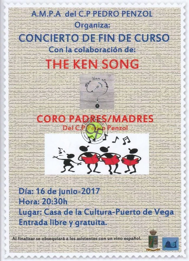 Concierto de Fin de Curso en Puerto de Vega