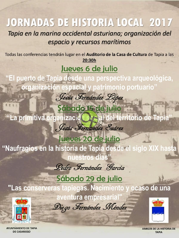 Jornadas de Historia Local 2017 en Tapia de Casariego