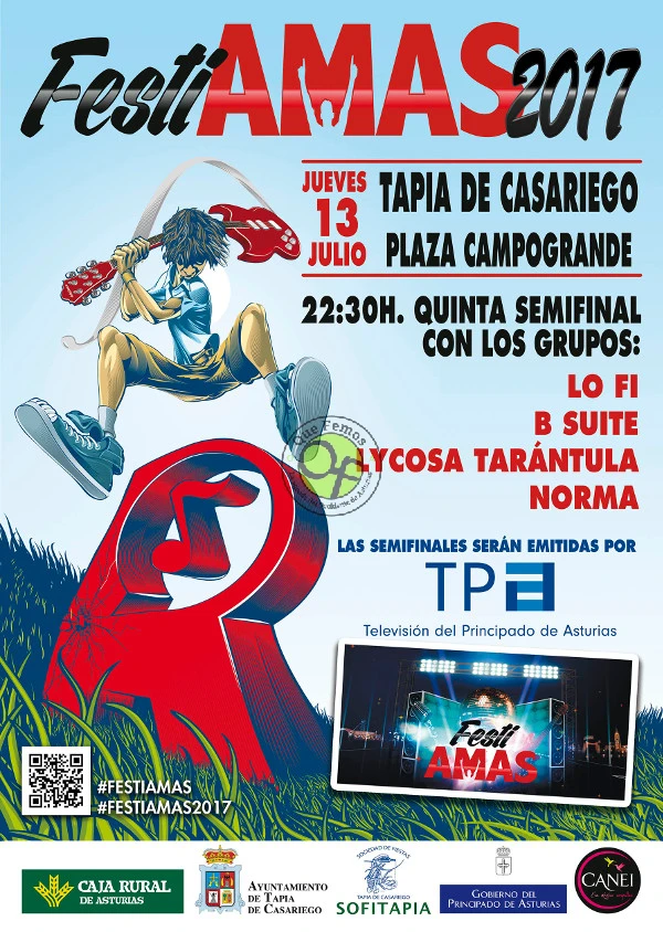 FestivAmas 2017 en Tapia: quinta semifinal