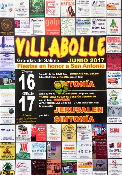 Fiestas de San Antonio 2017 en Villabolle