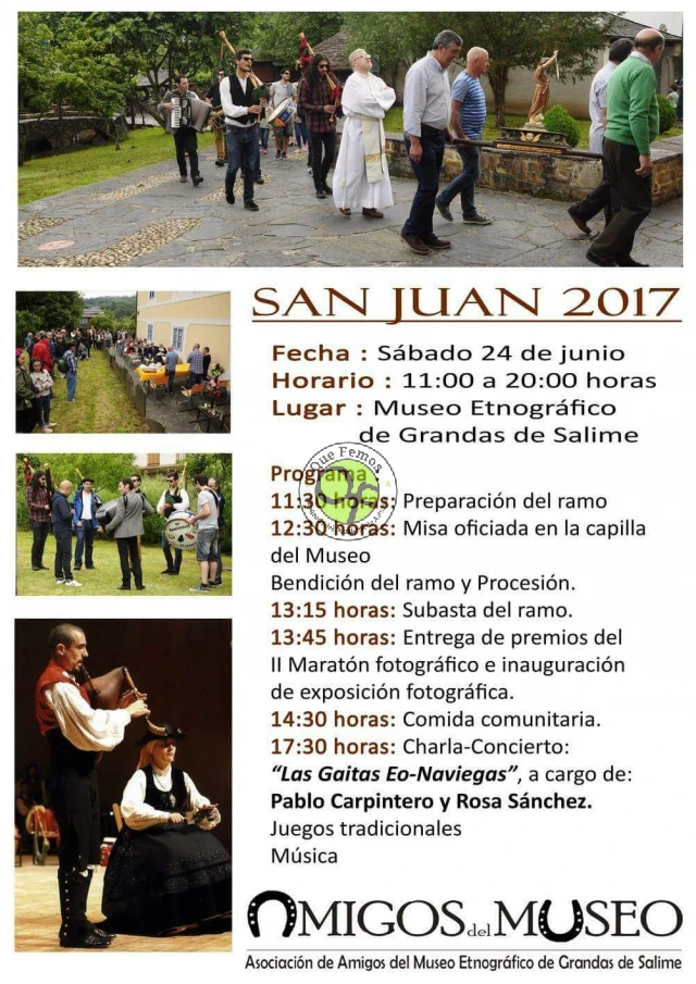 San Juan 2017 en el Museo Etnográfico de Grandas