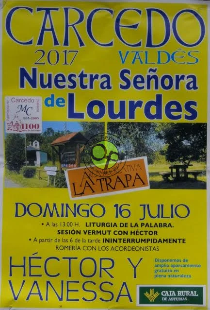 Fiesta de Nuestra Señora de Lourdes 2017 en Carcedo