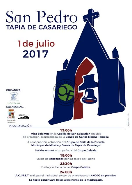 Fiesta de San Pedro 2017 en Tapia
