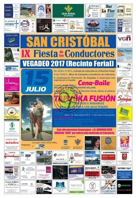 IX Fiesta de los Conductores 2017 en Vegadeo