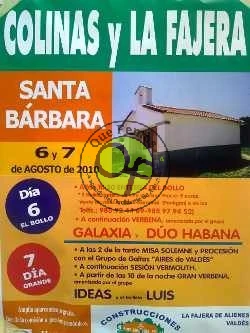 Fiestas de Santa Bárbara en Colinas y La Fajera 2010