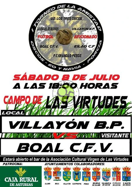I Torneo de la Amistad Oscos-Eo y Navia-Porcía 2017: Villayón B.P. vs Boal C.F.V.