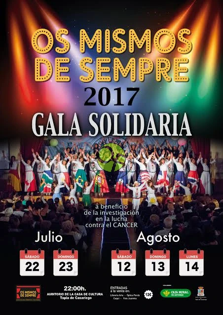 Galas solidarias con Os Mismos de Sempre en Tapia