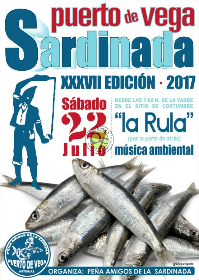 XXXVII Sardinada 2017 en Puerto de Vega