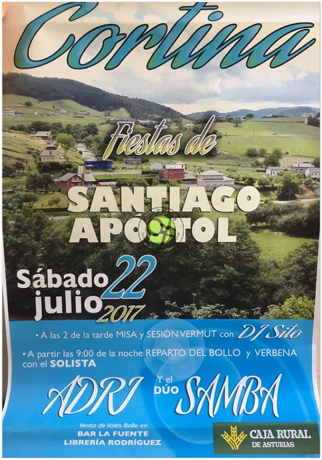 Fiesta de Santiago Apóstol 2017 en Cortina