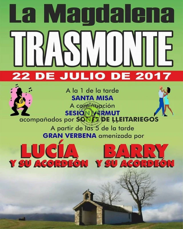 Fiesta de La Magdalena 2017 en Trasmonte