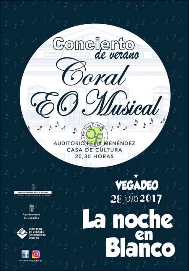Concierto de verano de la Coral Eo Musical