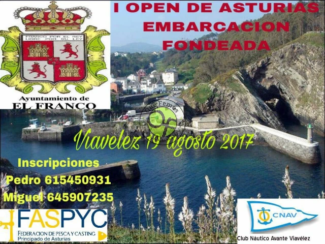 I Open de Asturias de Embarcación Fondeada 2017 en Viavélez