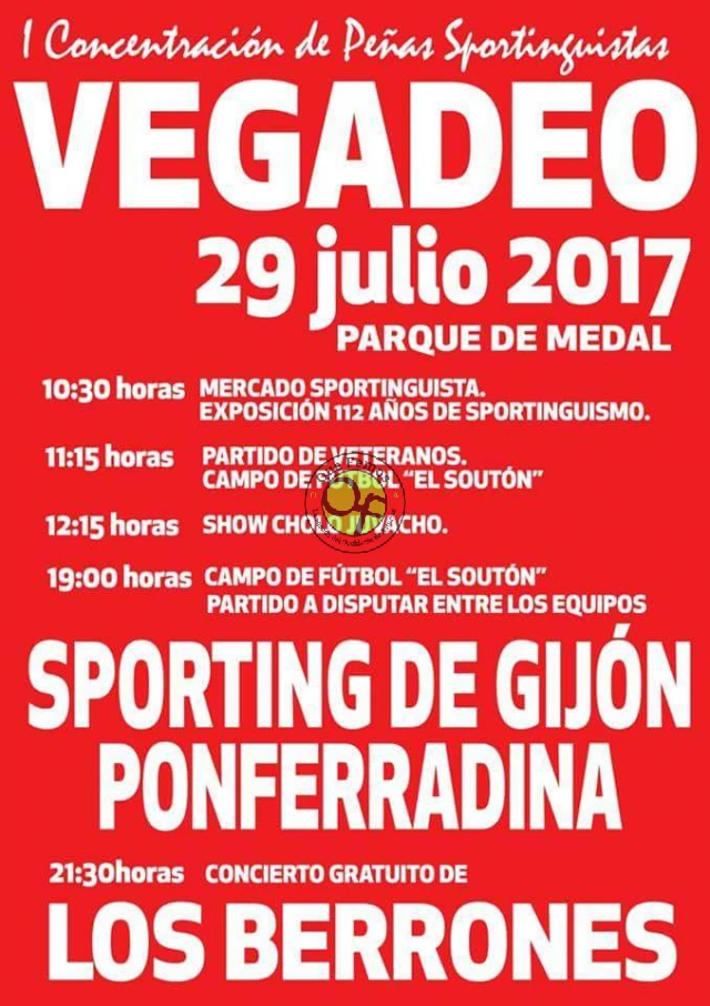 I Concentración de Peñas Sportinguistas en Vegadeo 2017
