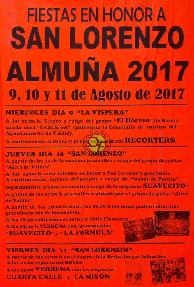 Fiestas de San Lorenzo 2017 en Almuña