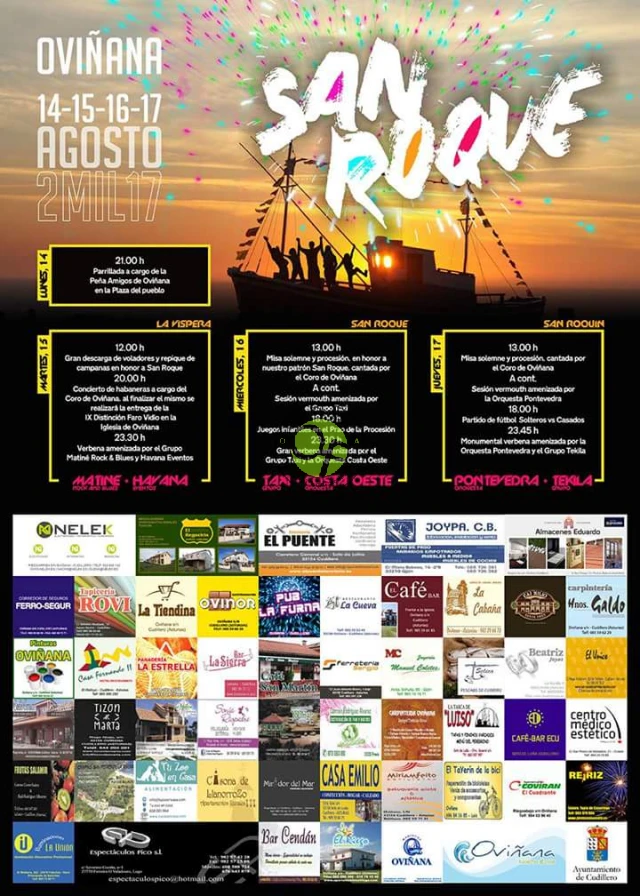 Fiestas de San Roque 2017 en Oviñana