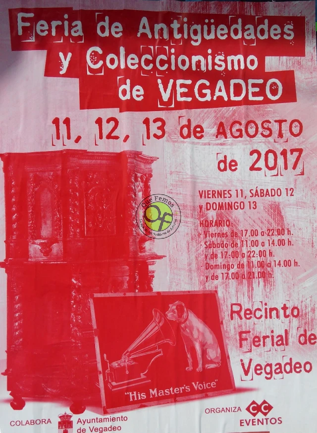 Feria de Antigüedades y Coleccionismo 2017 en Vegadeo