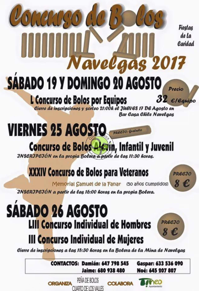 Concursos de Bolos en Navelgas 2017