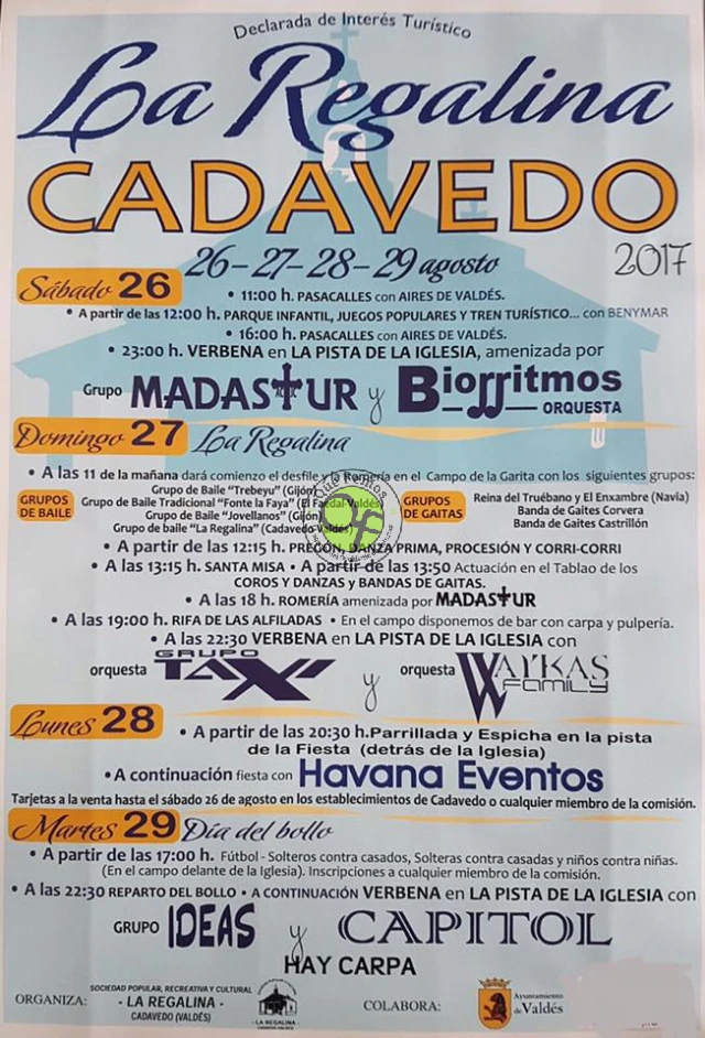 Fiestas de La Regalina 2017 en Cadavedo