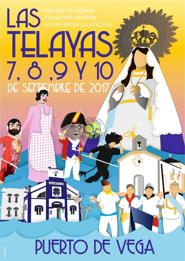 Fiestas de Las Telayas 2017 en Puerto de Vega