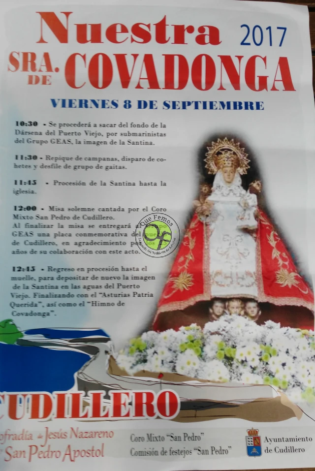 Día de Nuestra Señora de Covadonga en Cudillero