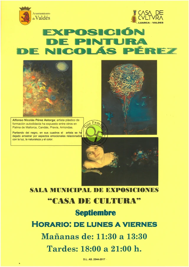Exposición de pintura de Nicolás Pérez