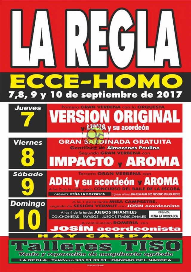 Fiestas del Ecce-Homo 2017 en La Regla