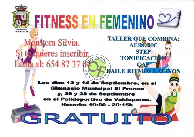Fitness en Femenino en A Caridá y Valdepares