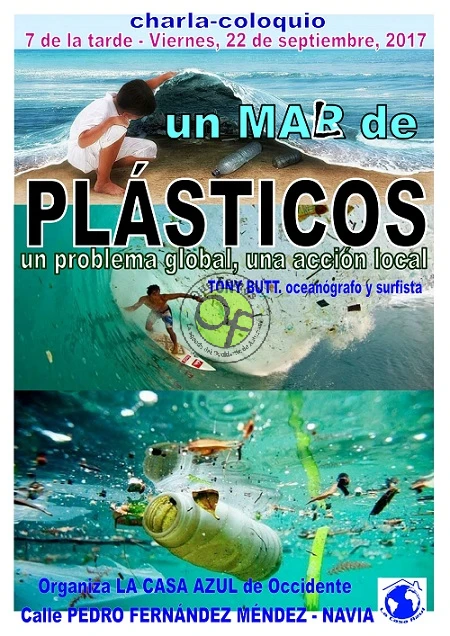 Charla-coloquio en Navia sobre el problema global del mar de plásticos