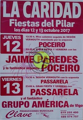 Fiestas del Pilar 2017 en La Caridad
